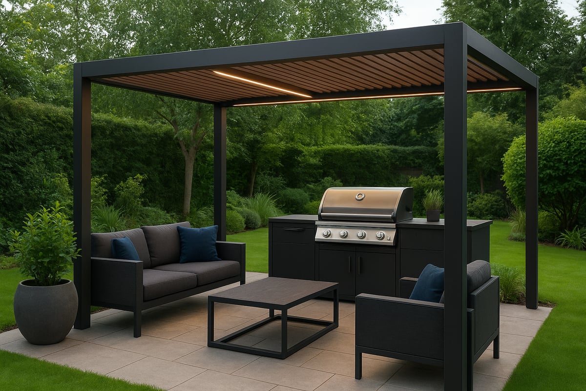 Why Choose a Pergola with Grill for Outdoor Living?