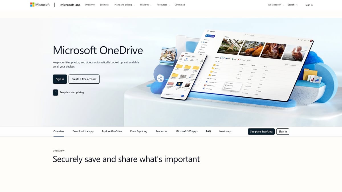 7 Best Online Storage File Sharing Tools to Use in 2026 - OneDrive