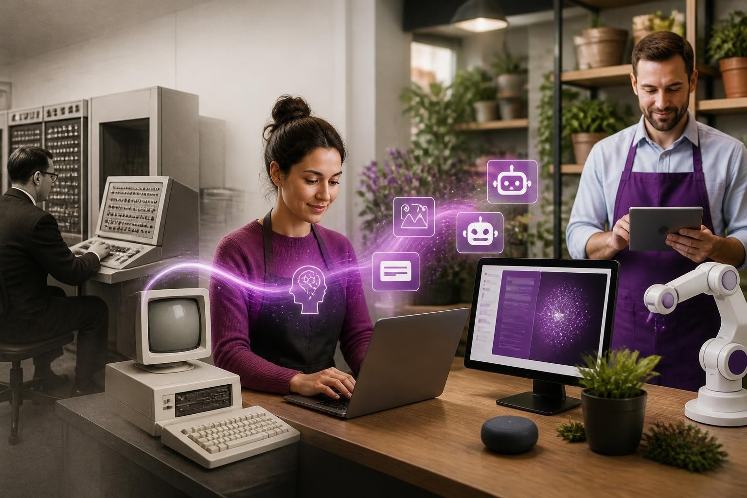 When AI Started: A Small Business Timeline