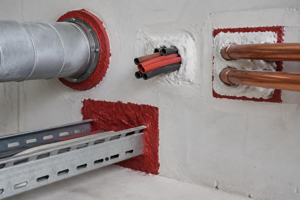 Fire stopping requirements