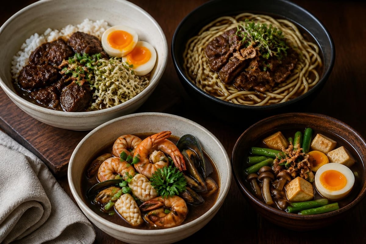 Variasi hidangan rawon modern