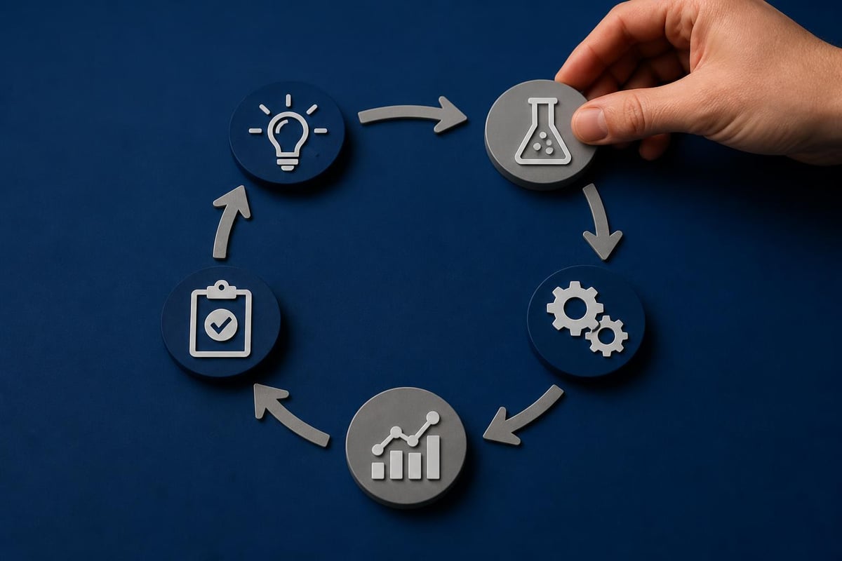 Growth Marketing Experiment Zyklus