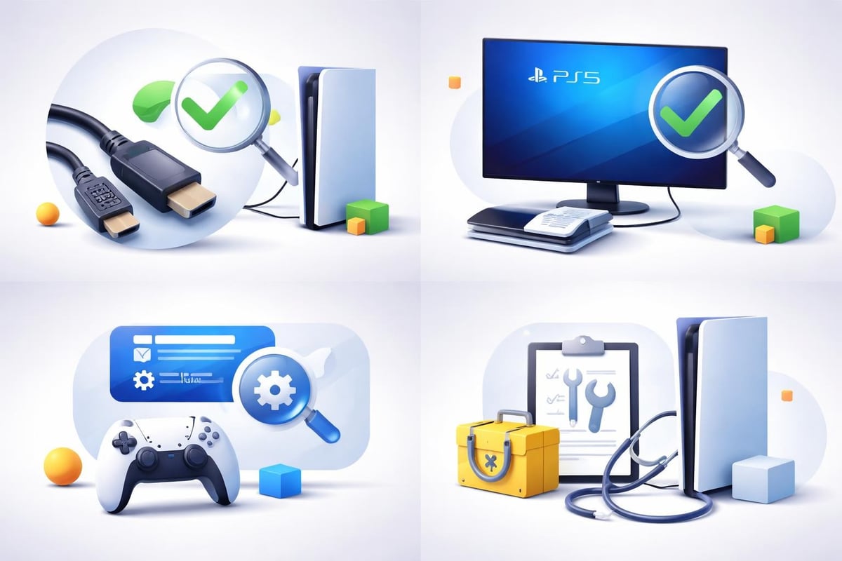 PS5 HDMI troubleshooting workflow