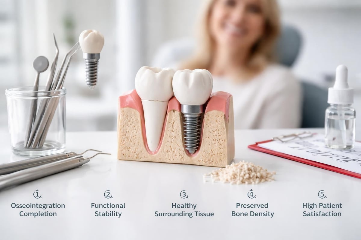 Dental implant success criteria
