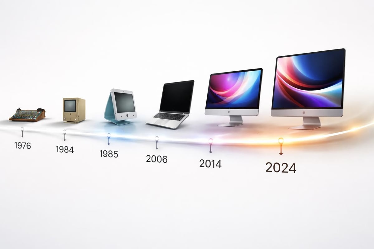 Apple computer evolution timeline