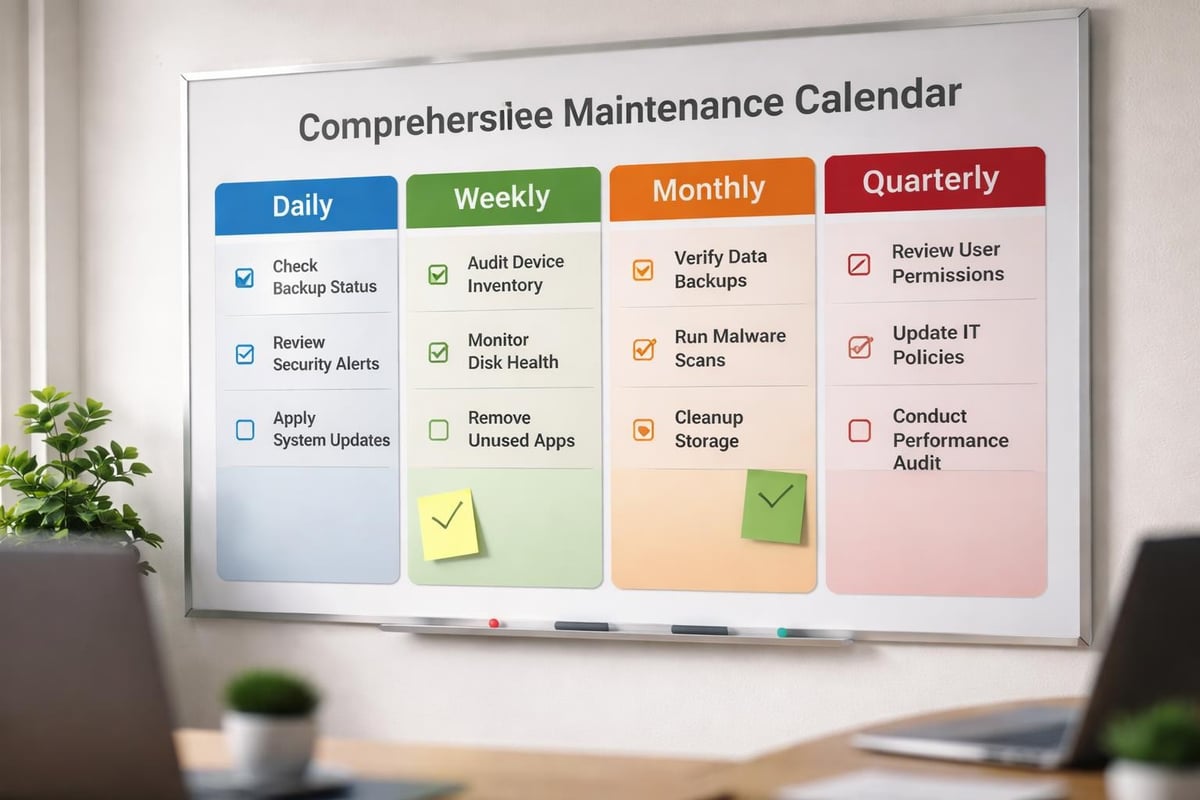Mac maintenance schedule