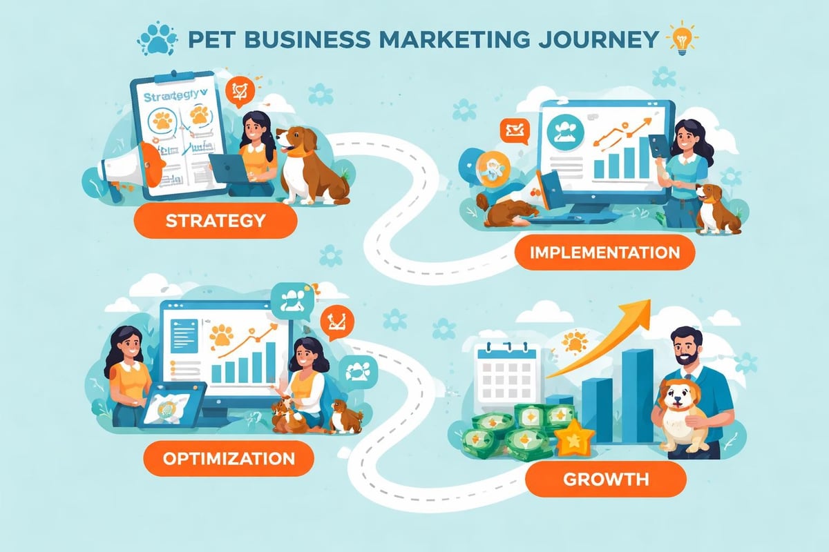 Pet business growth timeline