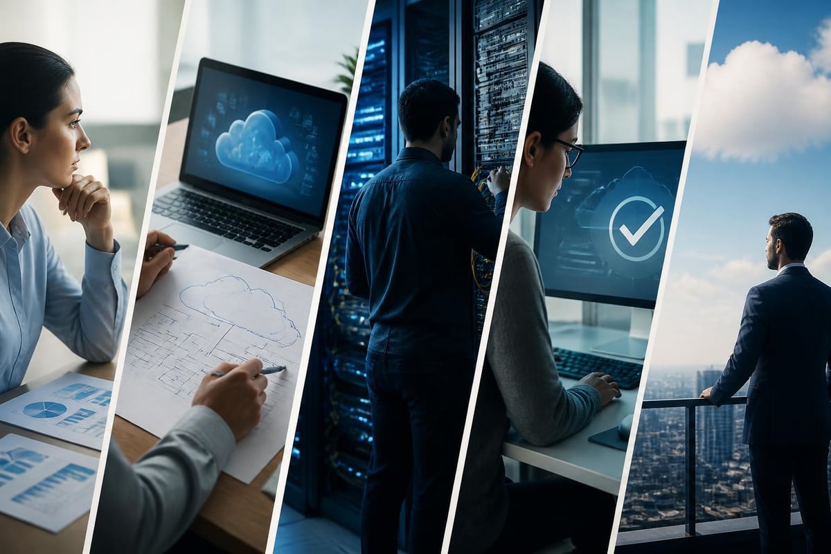 Cloud-Migration Phasen