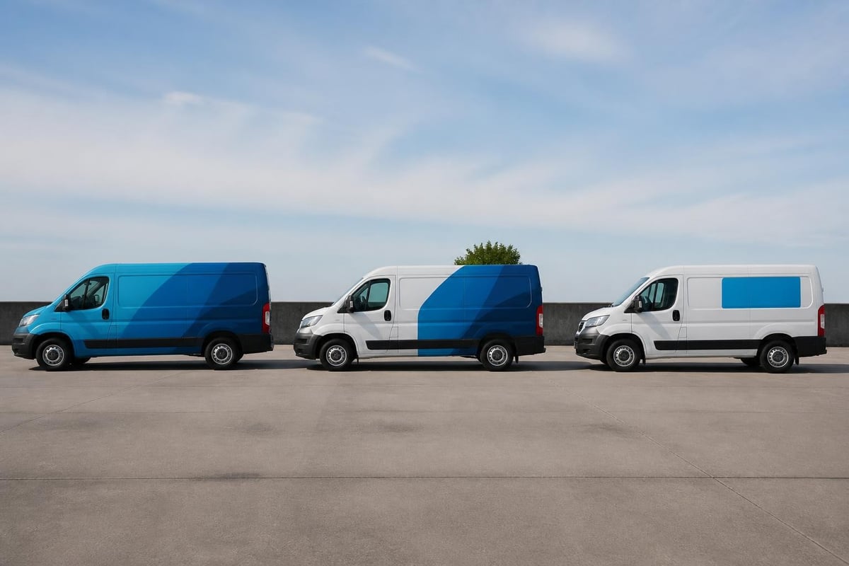 Vehicle branding types comparison