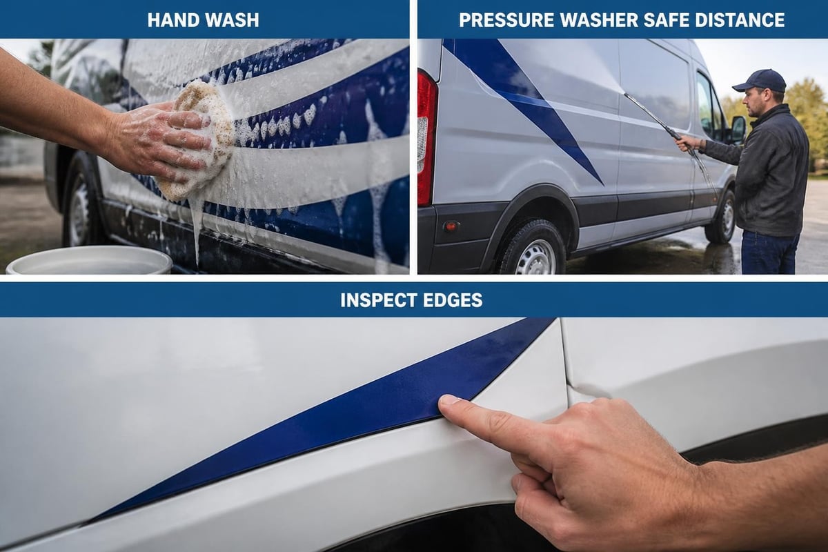 Vehicle wrap maintenance guide