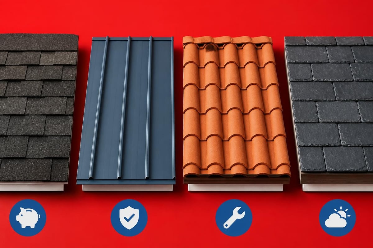 Roofing material comparison