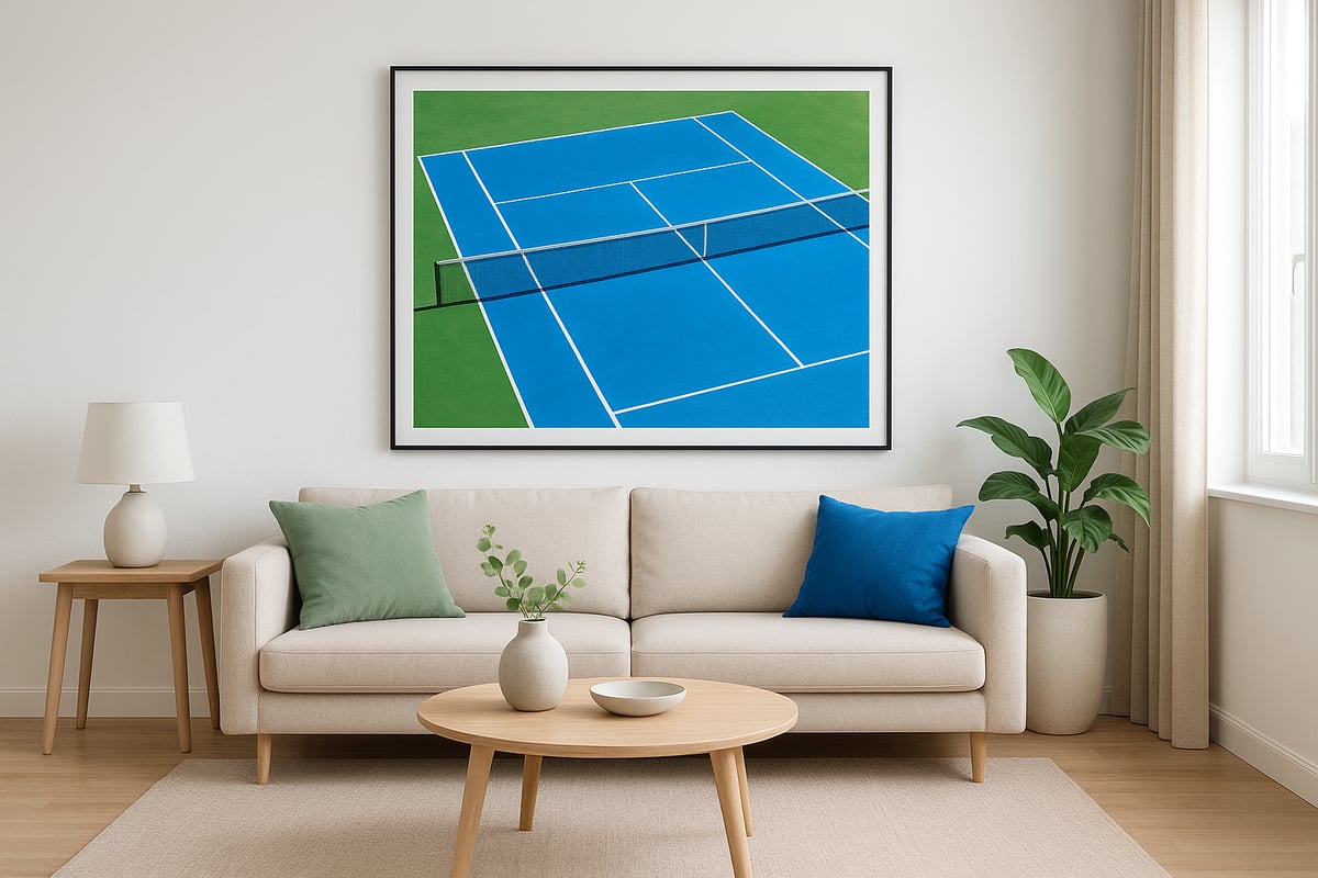 The Rise of Tennis Court Posters in Modern Decor