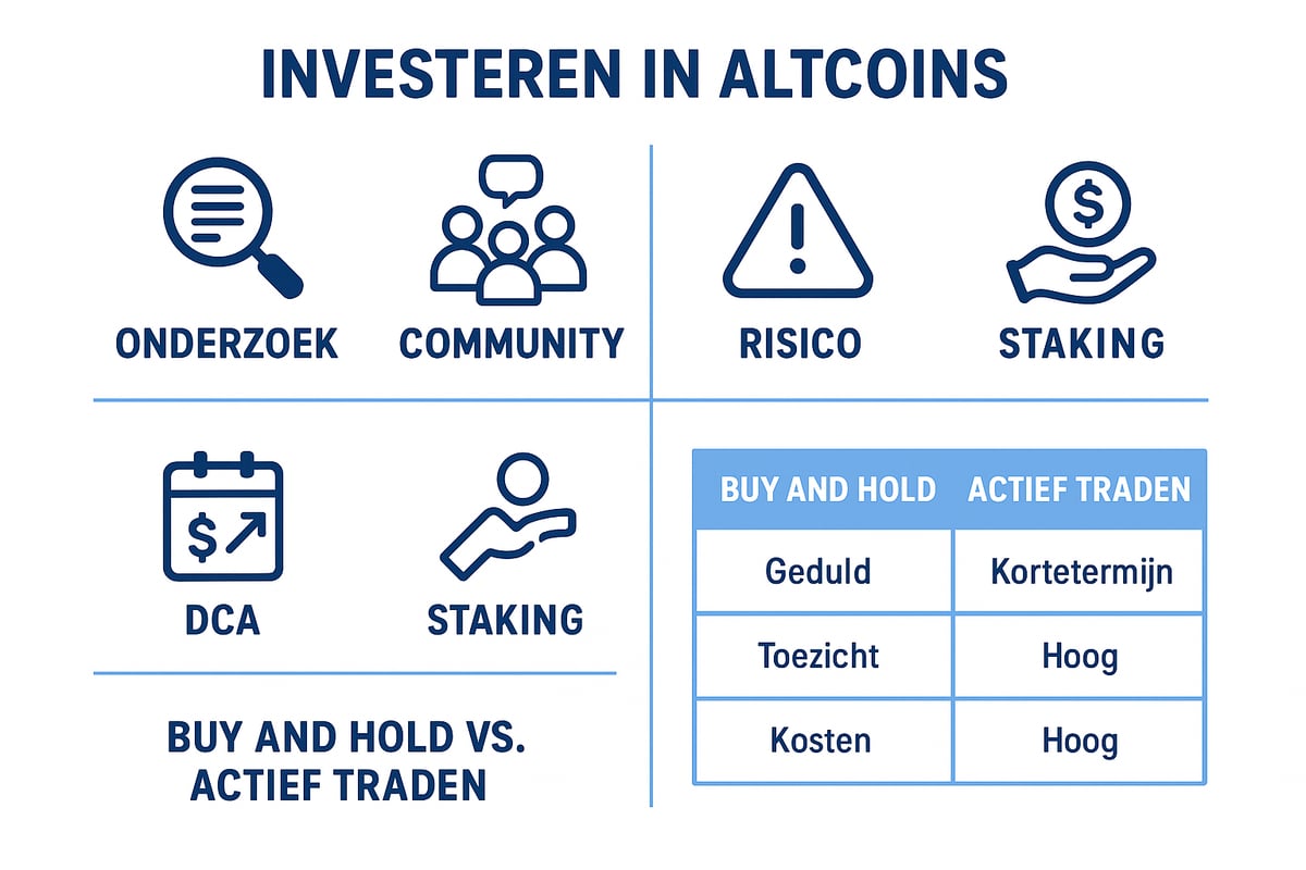 Investeren in Altcoins: Strategieën & Stappenplan