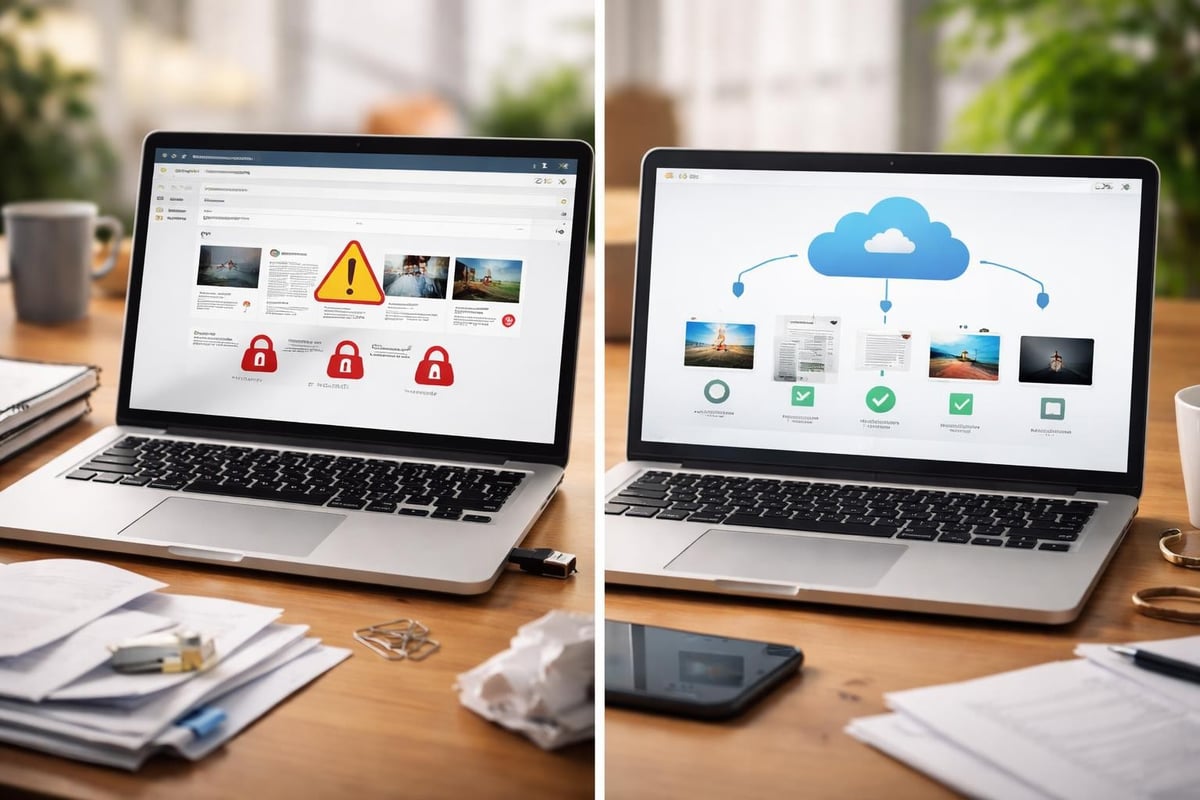 E-Mail-Beschränkungen versus Cloud-Lösungen