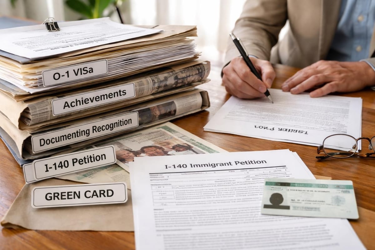 O-1 visa to EB-1 visa transition