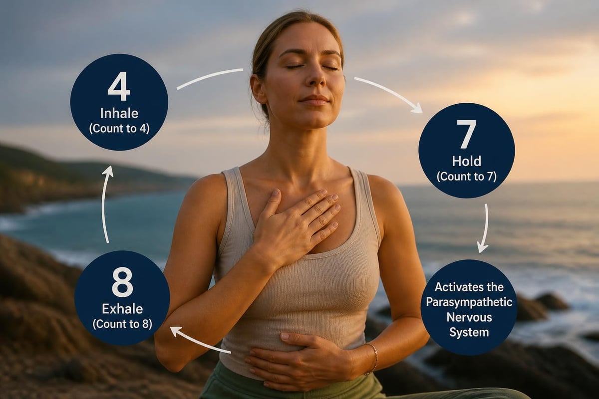 Breathing techniques for anxiety relief