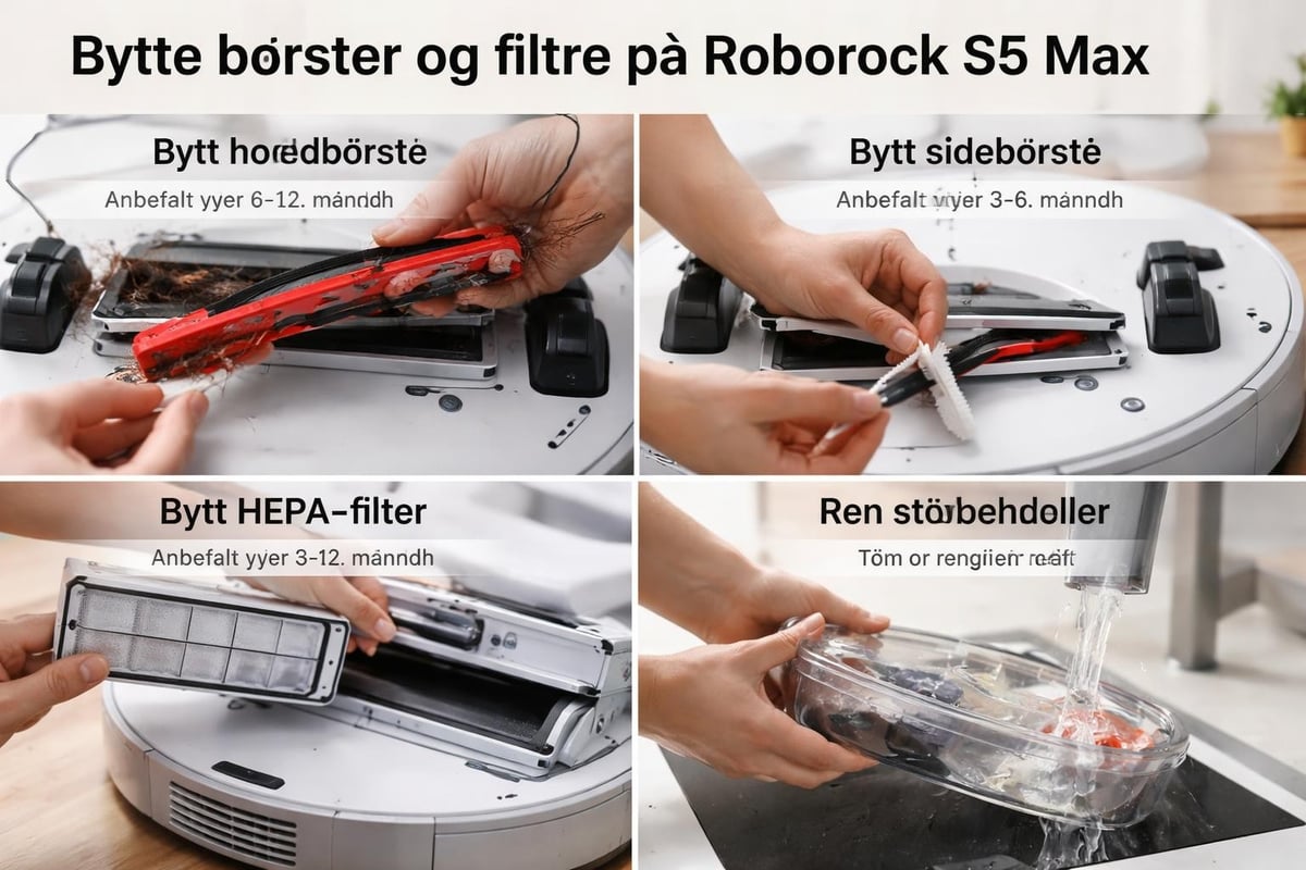 Utskiftingsprosess børster