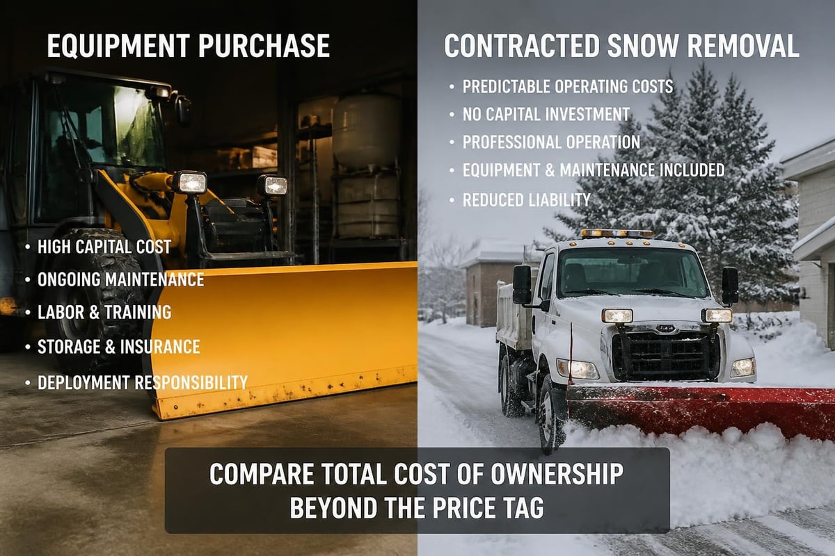 Snow removal cost breakdown analysis
