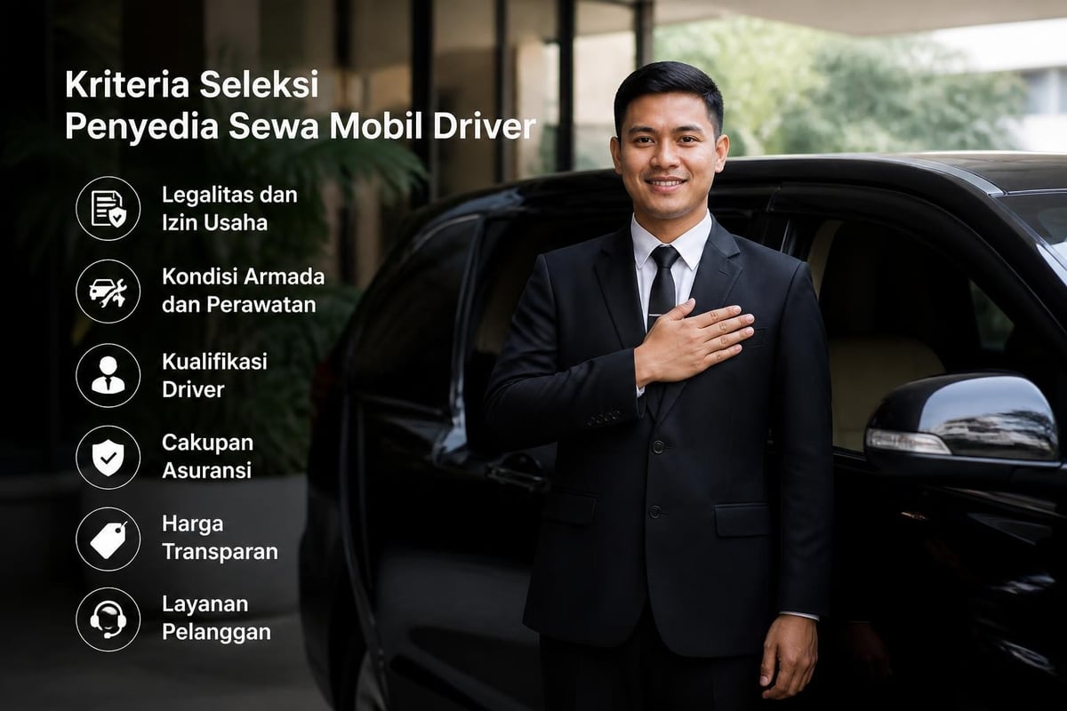 Checklist memilih penyedia sewa mobil