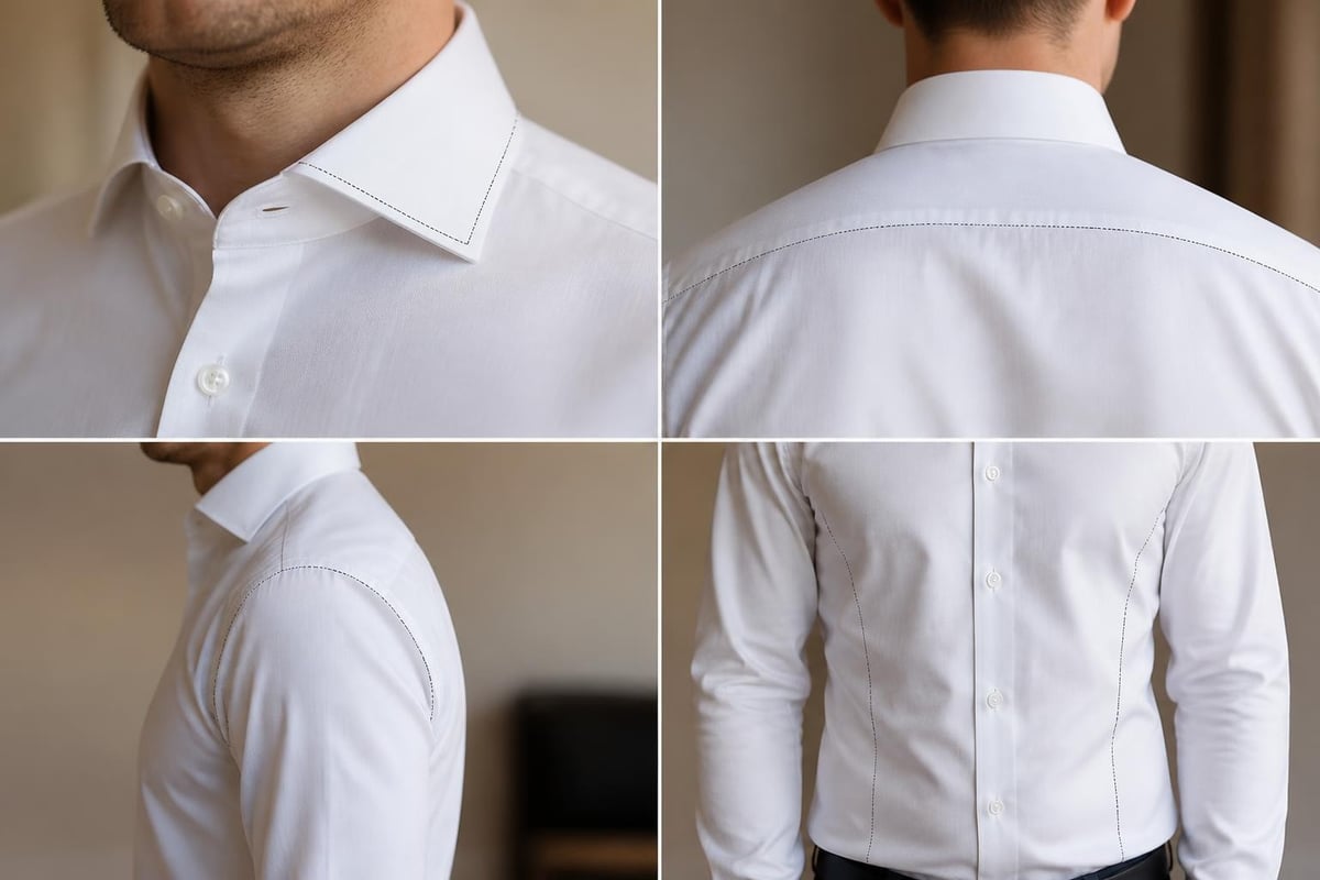 Dress shirt components