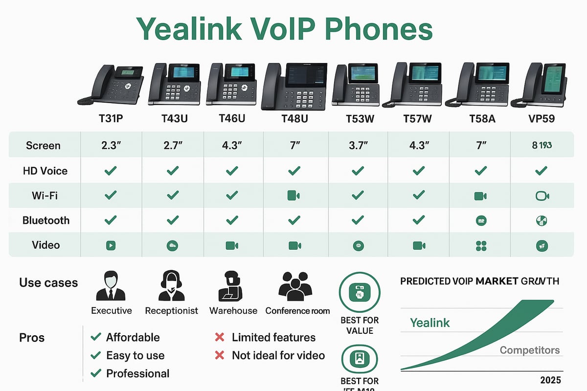 8 Top Yealink VoIP Phone Picks for 2025