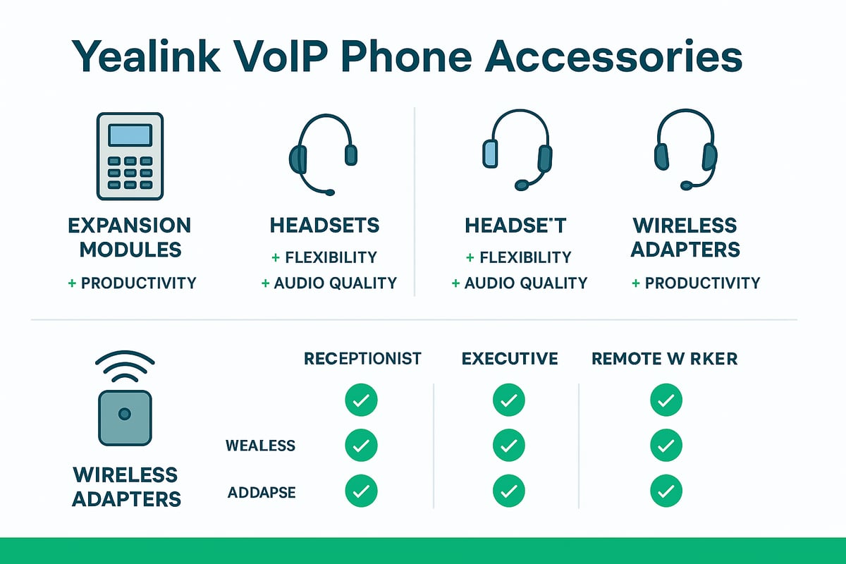 Yealink VoIP Phone Accessories & Enhancements