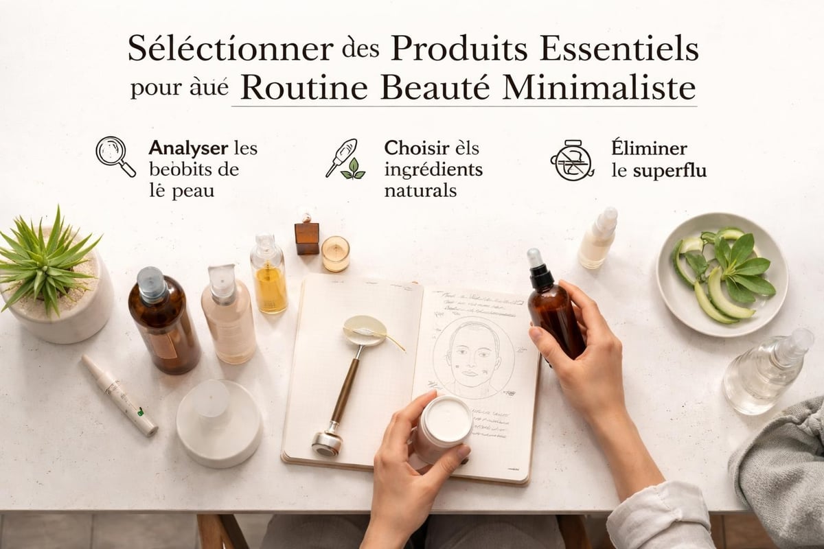 Sélection produits minimalistes