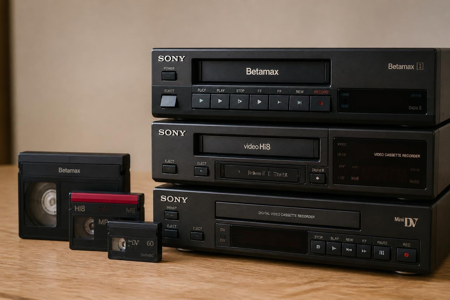 Sony VCR: Professional Equipment for Video Preservation