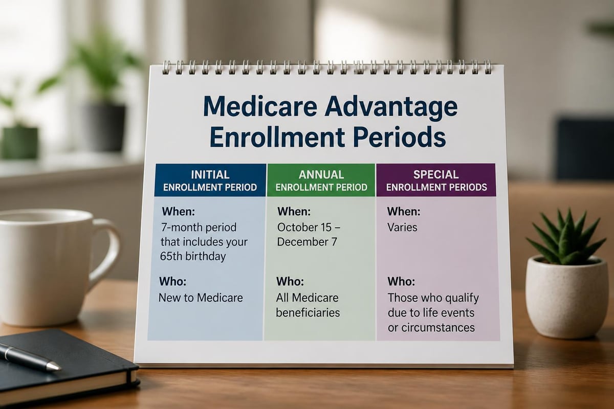 Medicare Advantage PPO Plans: Coverage & Costs Guide 2026 3 Medicare enrollment timeline
