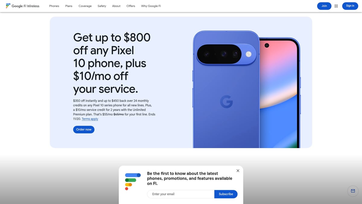 7 Best International Cell Phone Plans for Travelers 2025 - Google Fi Flexible Plan