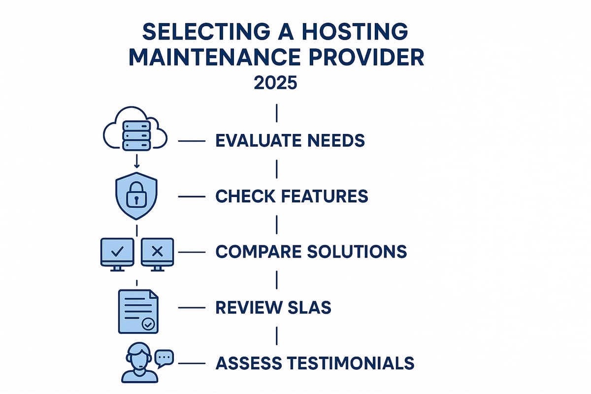 How to choose the right hosting maintenance provider in 2025