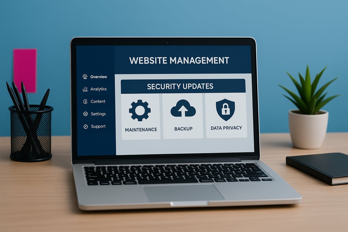 <span style="color:#3882DB">Wartung, Sicherheit & Updates: Die Website langfristig erfolgreich betreiben</span>