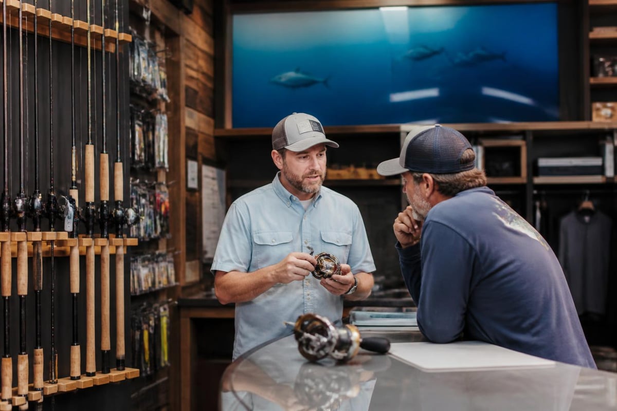 Sport fishing shop business model