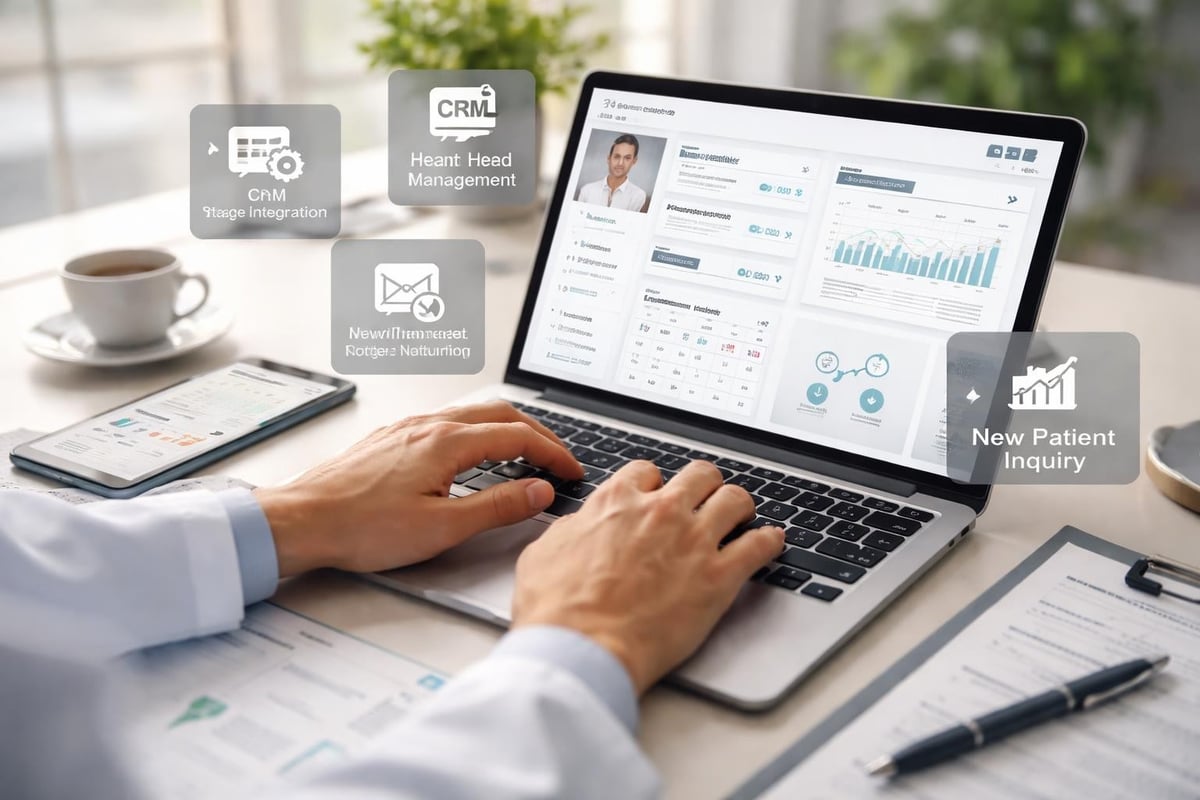 Healthcare CRM integration workflow