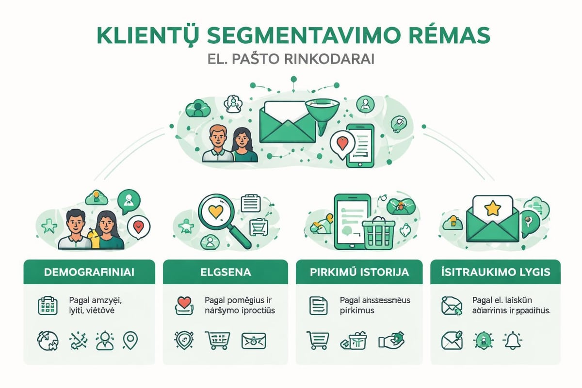Email segmentavimo strategija