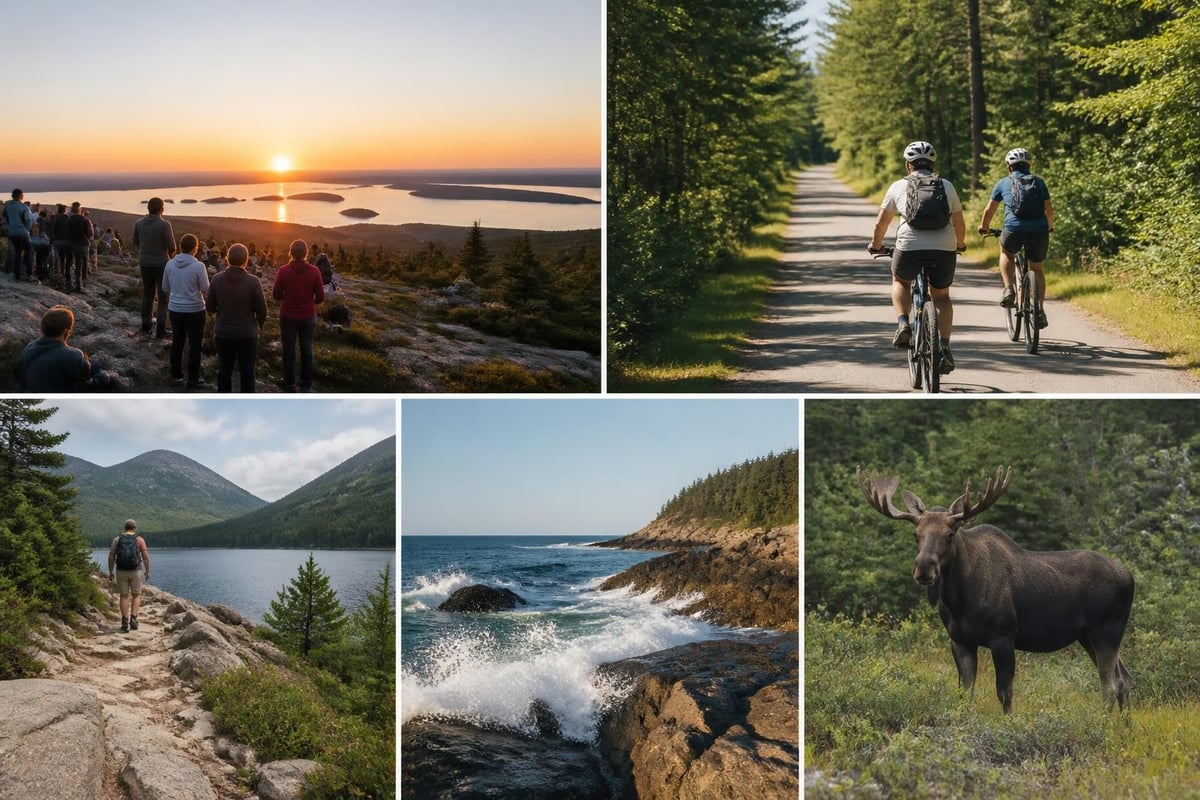 Acadia National Park summer activities