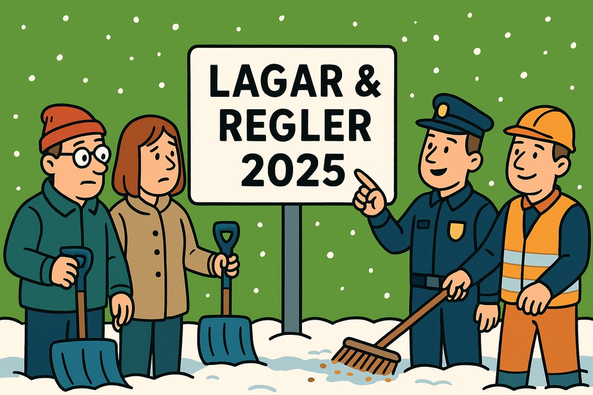 Lagar, regler och ansvar för snöröjning 2025