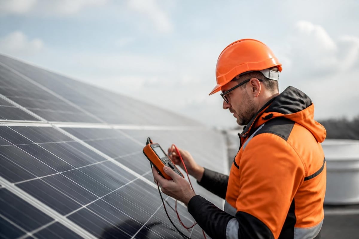 Solar inverter power conversion process