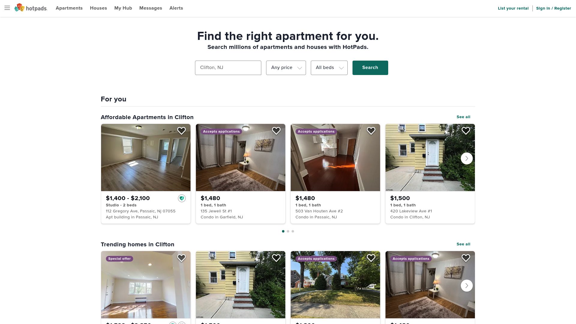 10 Best Top Rental House Websites to Find Your Next Home 2025 - HotPads