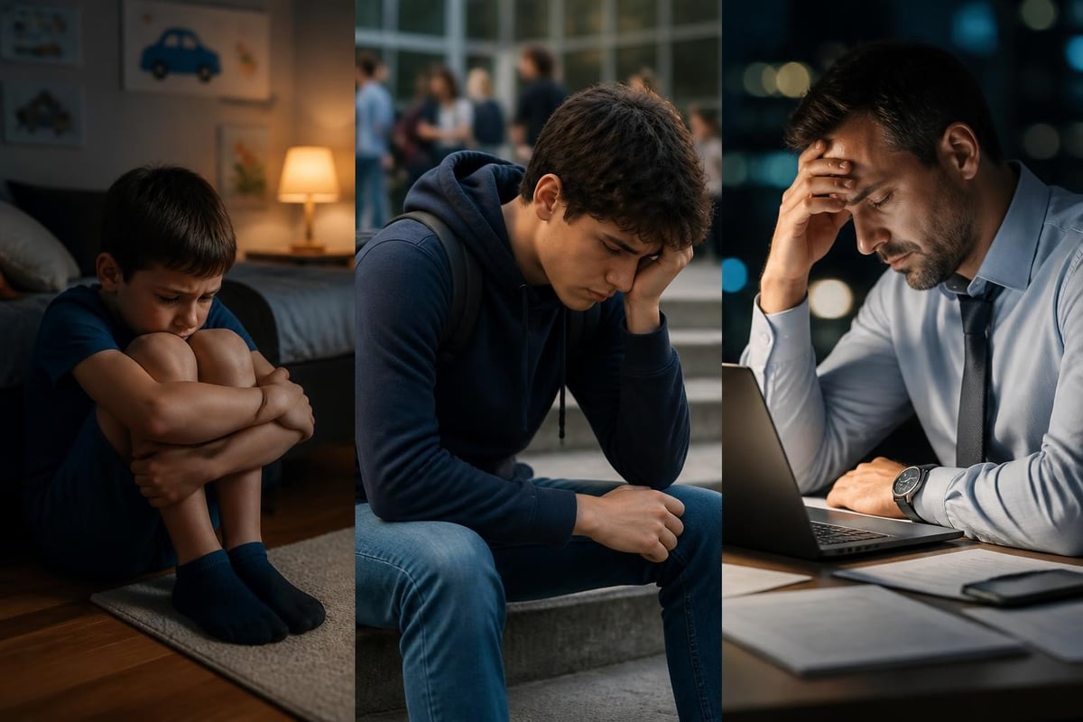 Mental challenges across different life stages