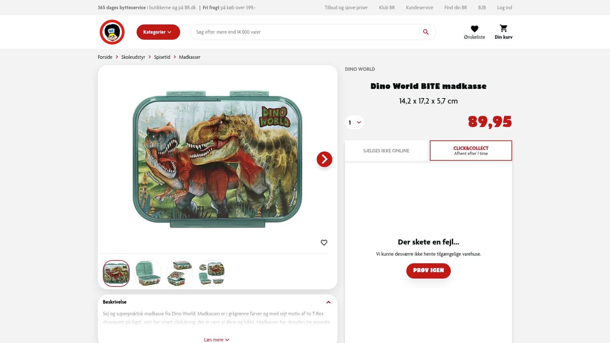 7 Smarte Madkasse Til B&oslash;rn: Bedste Valg i 2026 - Dino World BITE Madkasse