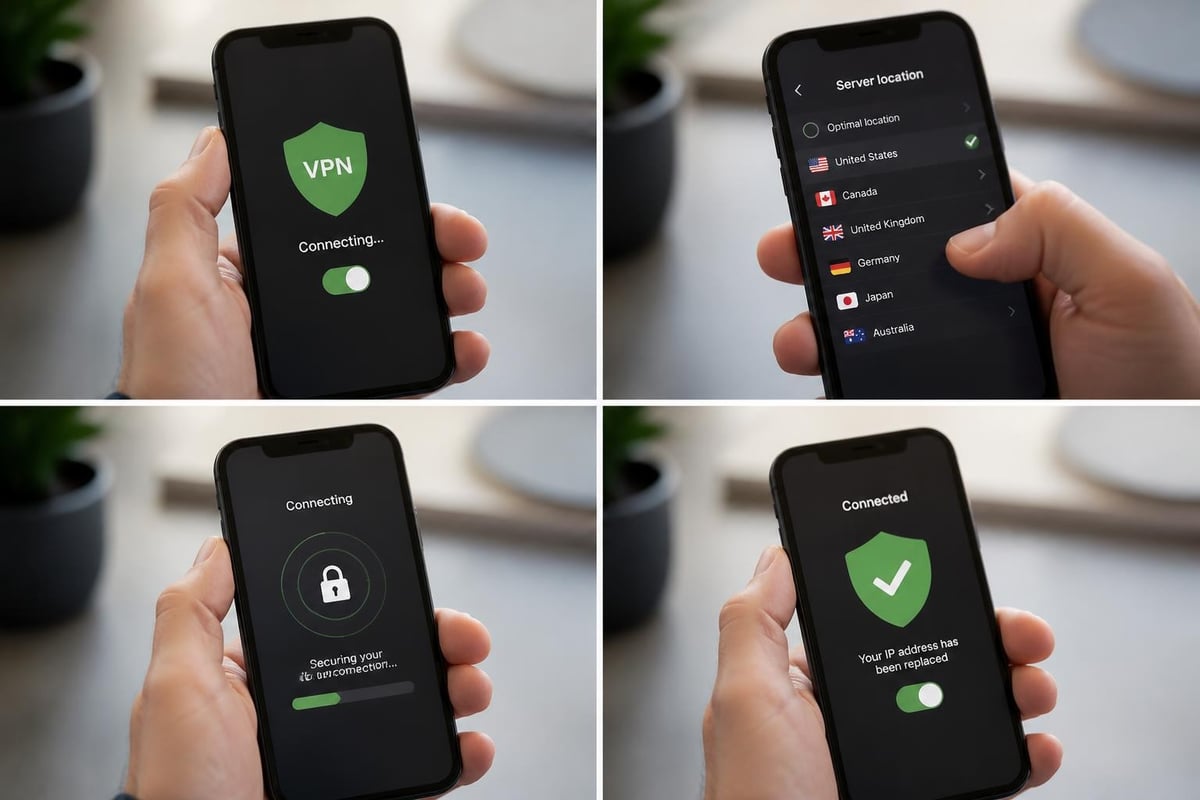 VPN connection process
