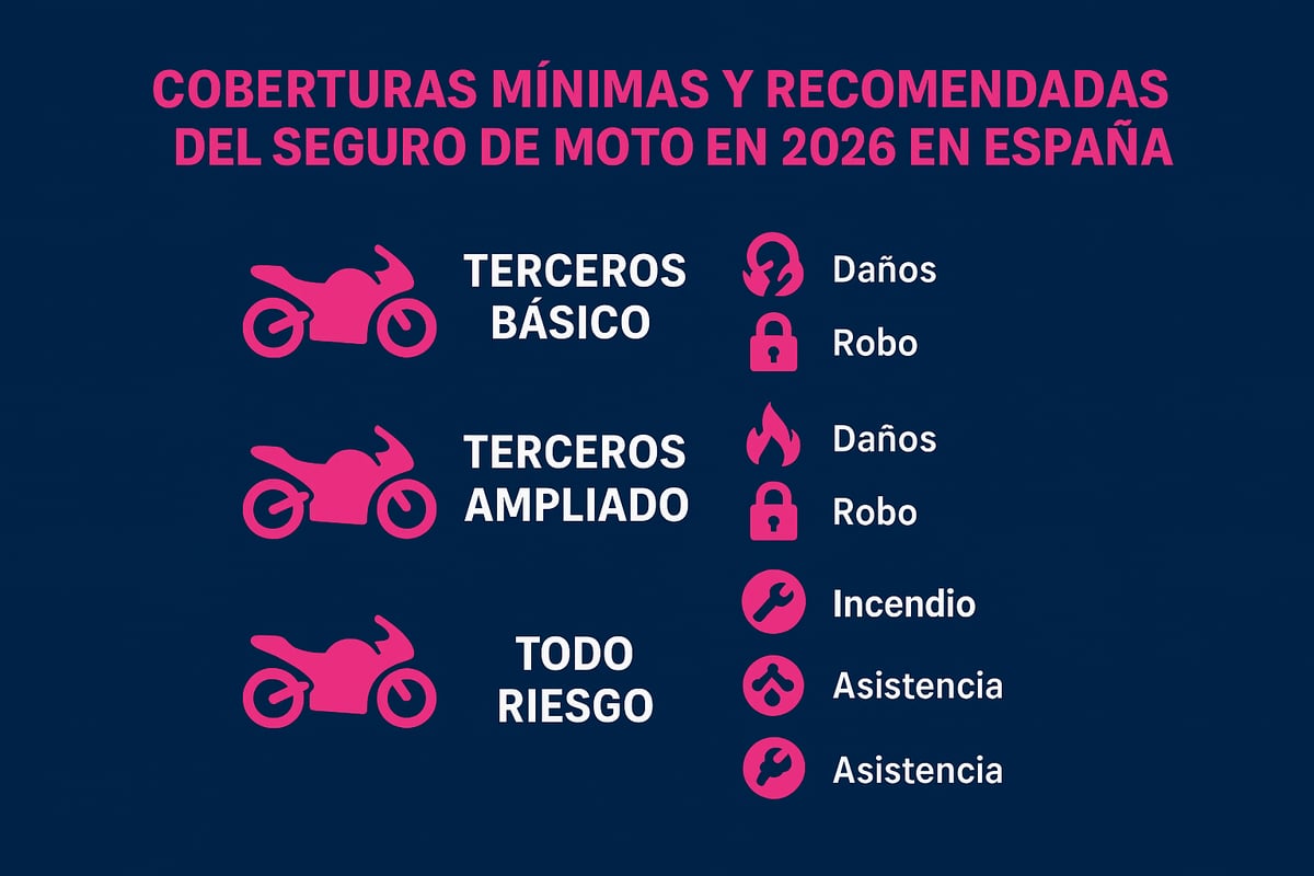 &iquest;Qu&eacute; Coberturas Debe Tener el Seguro de Moto en 2026?