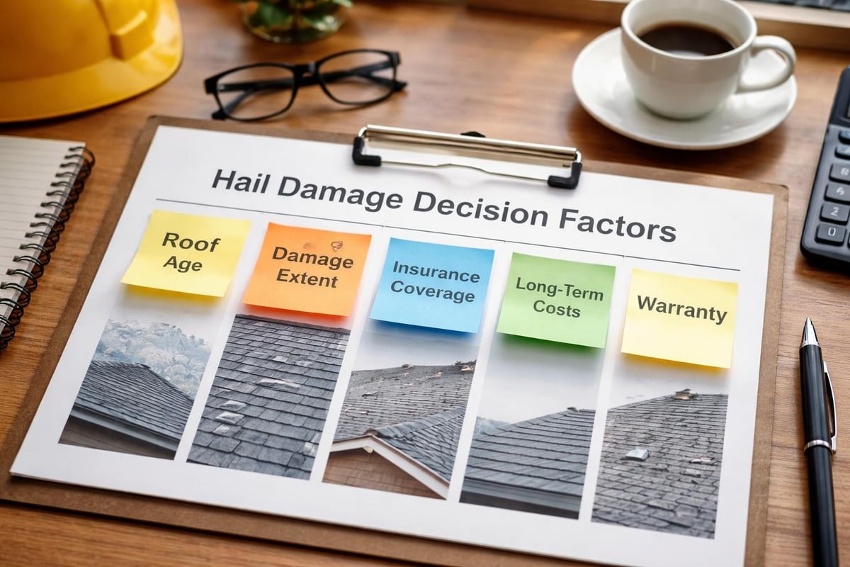 Repair versus replacement decision matrix