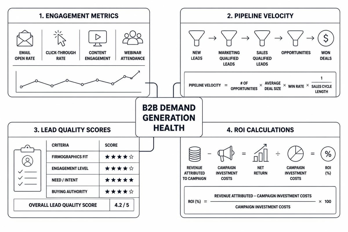 Demand generation measurement dashboard