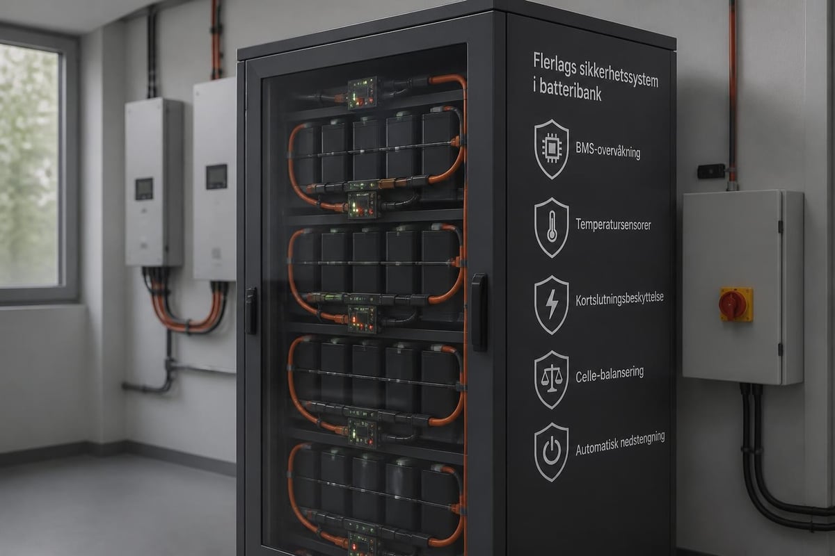 BMS sikkerhetssystem batteribank