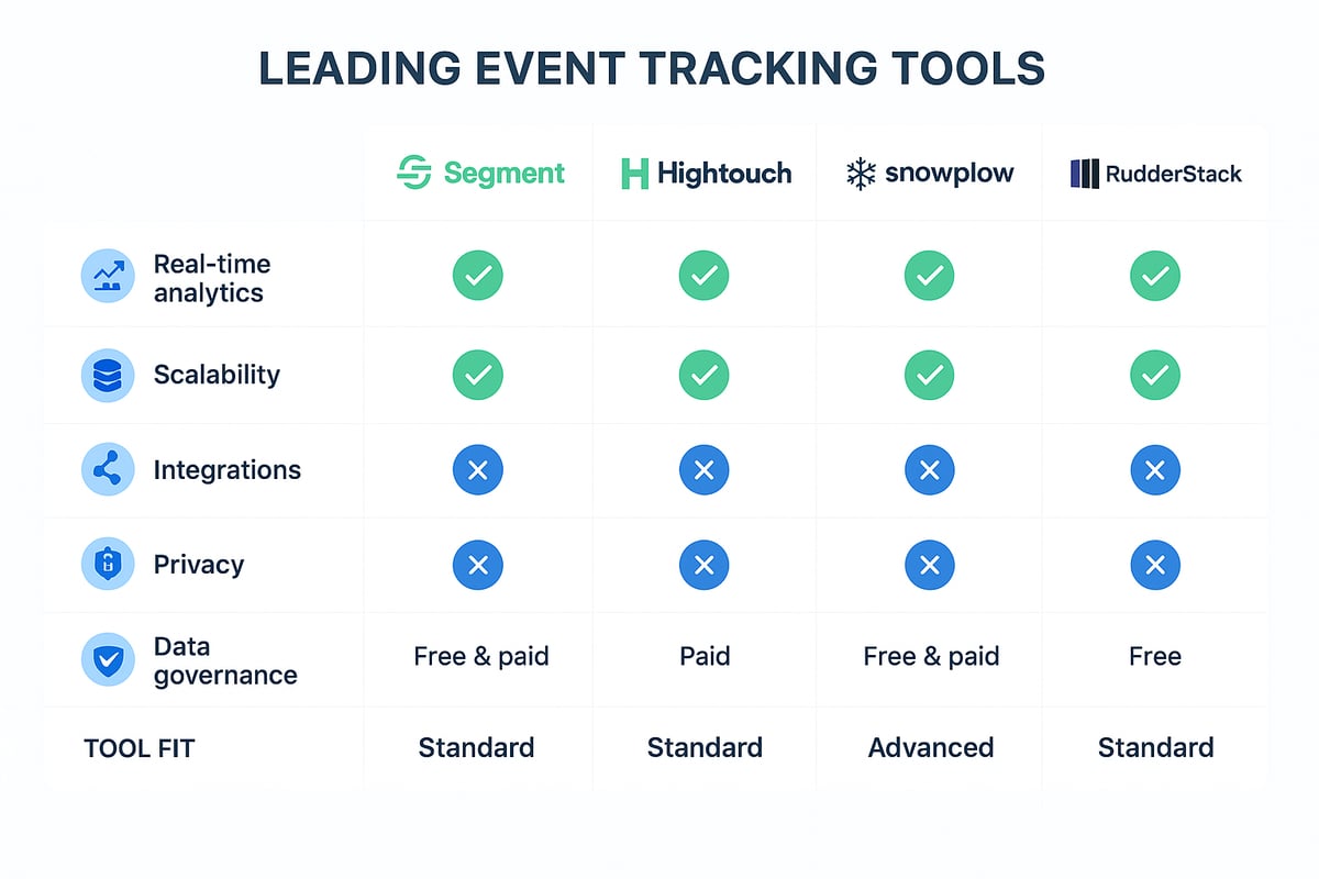 Choosing and Comparing Event Tracking Tools for 2026