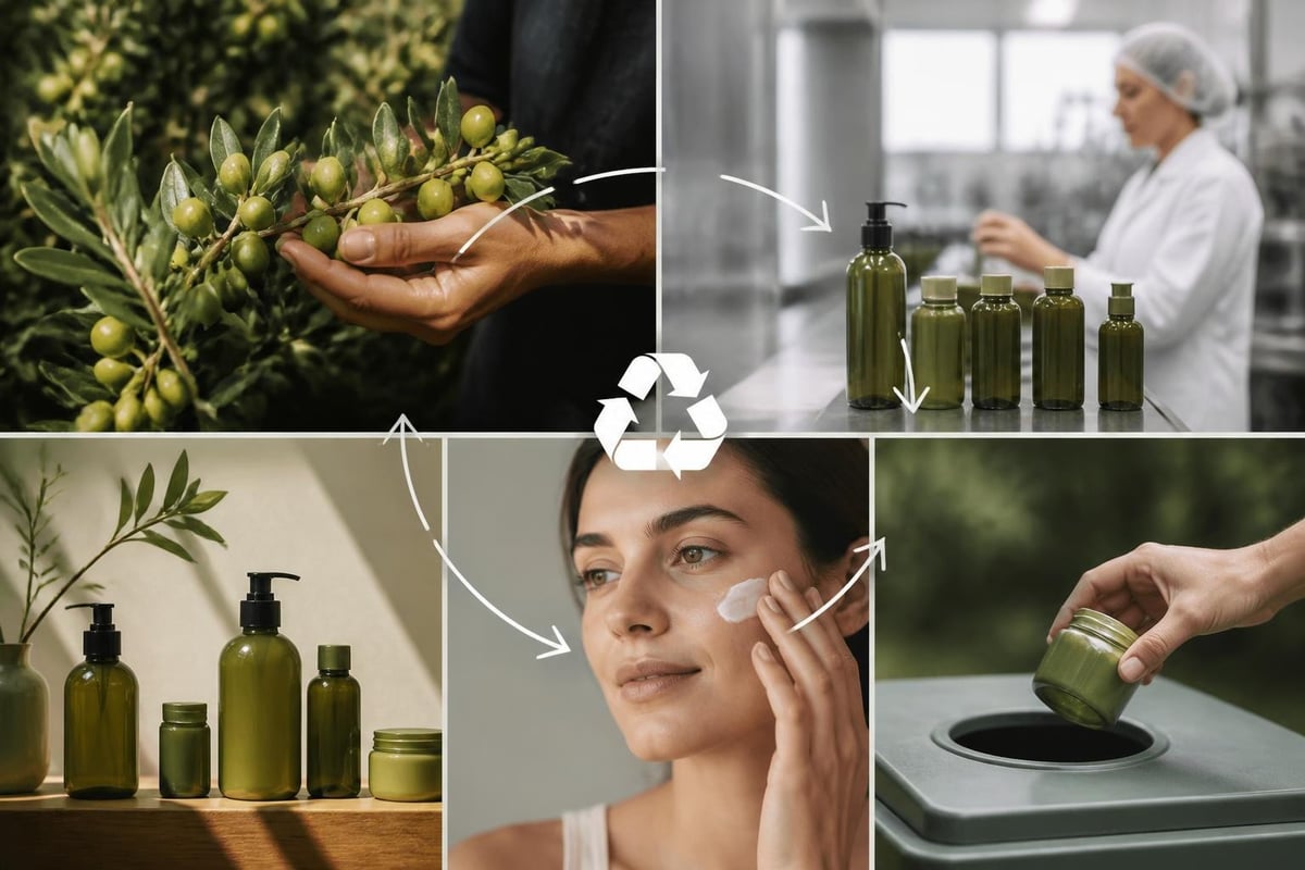 Sustainable skincare lifecycle