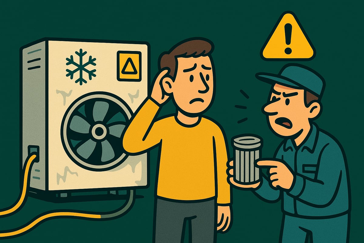 Najpogostejše napake in težave pri servisu toplotnih črpalk