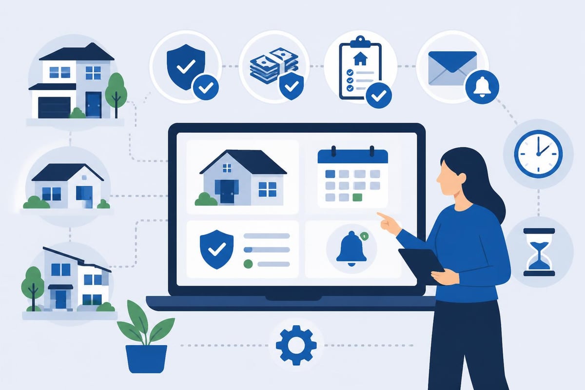 Digital compliance tracking for rental properties